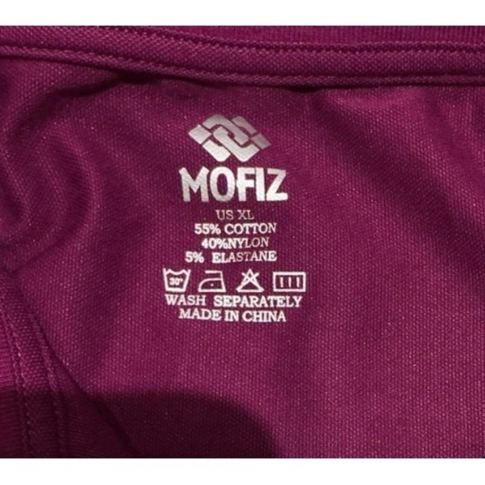 Mofiz Sweatshirt Womens XL Purple 1/4 Zip Pullover Activewear Casual Golf - Picture 3 of 5